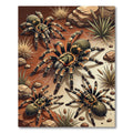 Earthy Desert Tarantula Spider Area Rug