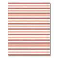 Earthy Terracotta Striped Classic Rug