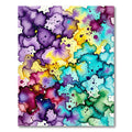 Vibrant Watercolor Ink Splatter Flow Rug