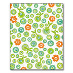 Whimsical Letter Sprouts Garden Rug