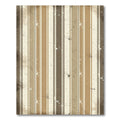 Distressed Earth Tone Vertical Striped Rug