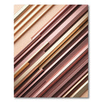Rose Gold Parallel Stripe Rug