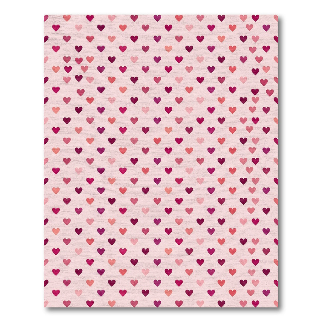 Pink Valentine Heart Scatter Rug
