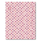 Pink Valentine Heart Scatter Rug
