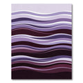 Lavender Wave Layered Abstract Art Rug