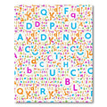 Colorful Alphabet Whimsical Composition Rug