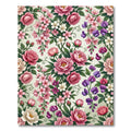 Romantic Pink Peony Blossom Floral Rug