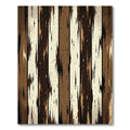 Earthy Tone Streaked Vertical Stripes Rug