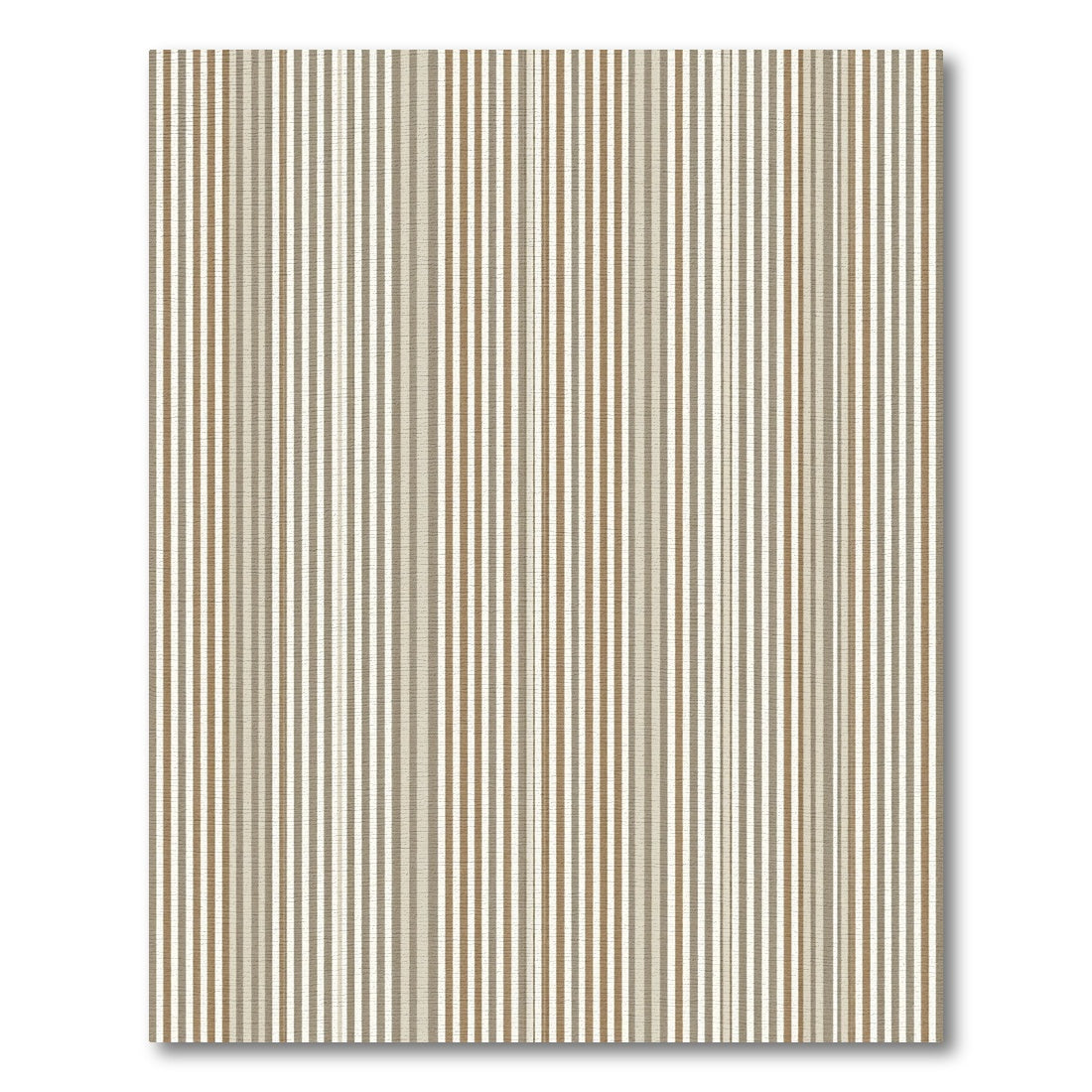 Earthy Tones Vertical Line Rug