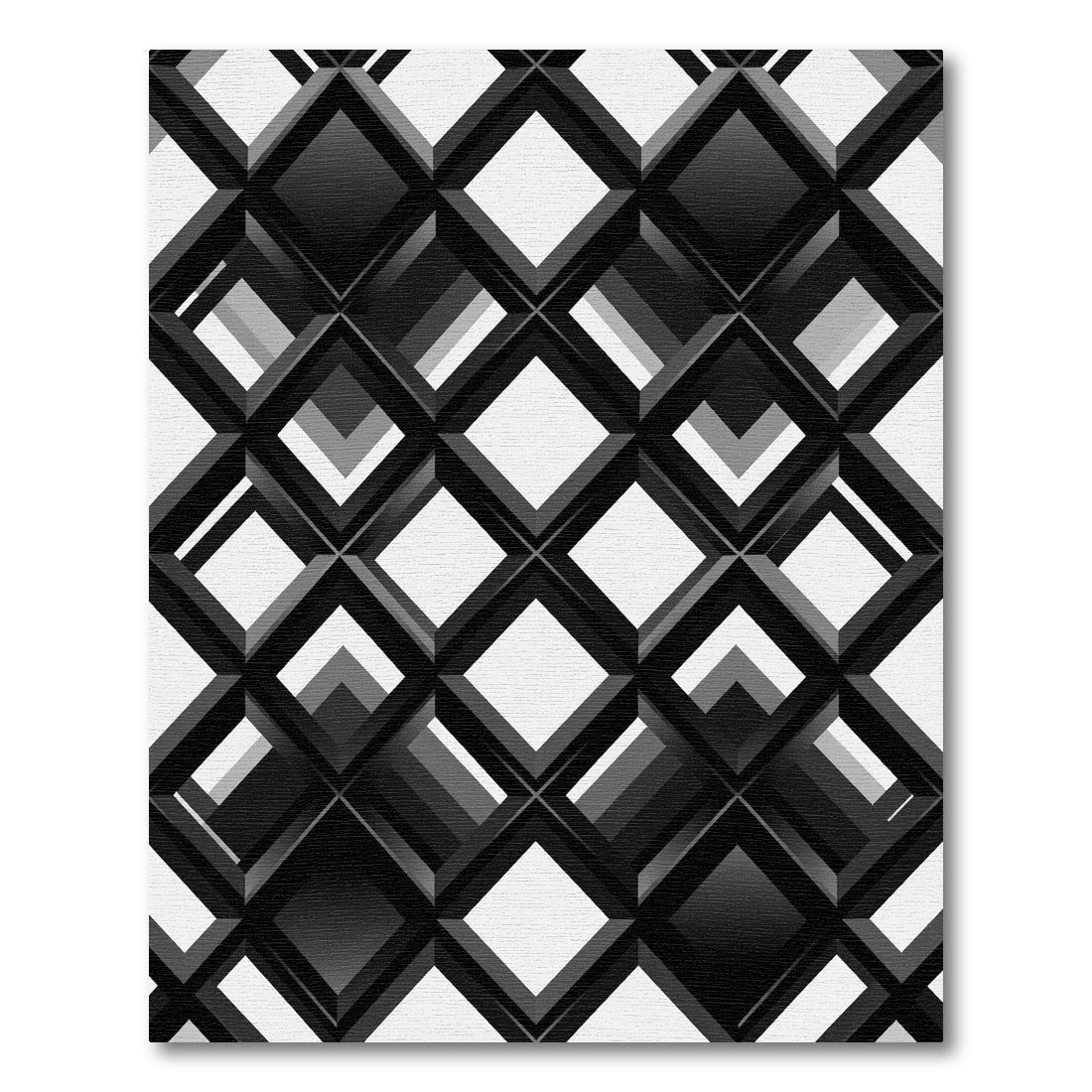 Monochromatic Geometric Lattice Overlap Rug