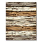 Rustic Wooden Grain Horizontal Texture Rug