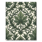 Victorian Sage Acanthus Damask Botanical Rug