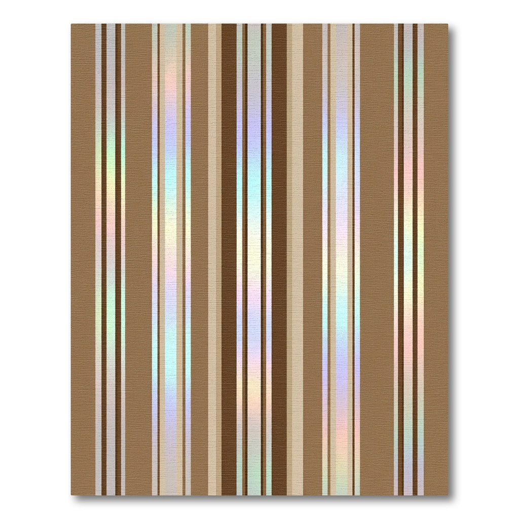 Earthy Rainbow Vertical Stripe Rug