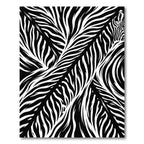 Monochromatic Bold Zebra Stripes Rug