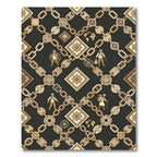 Global Explorer Chain Medallion Rug
