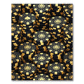 Black and Gold Spades Poker Chip Rug