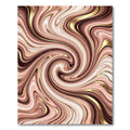 Rose Gold Swirl Marble Texture Rug