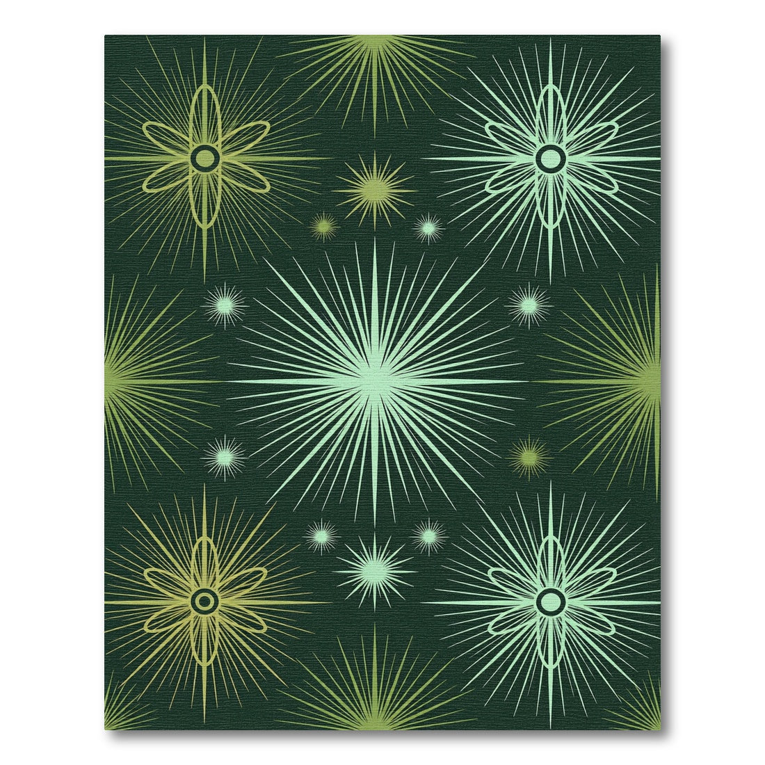 Radiant Burst Sunburst Starburst Rug