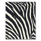 Sharp Monochrome Streak Pattern Rug