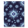 Vibrant Blue Cosmic Starburst Rug