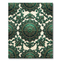 Emerald Vintage Filigree Medallion Rug