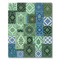 Vintage Patchwork Floral Medallion Collection Rug