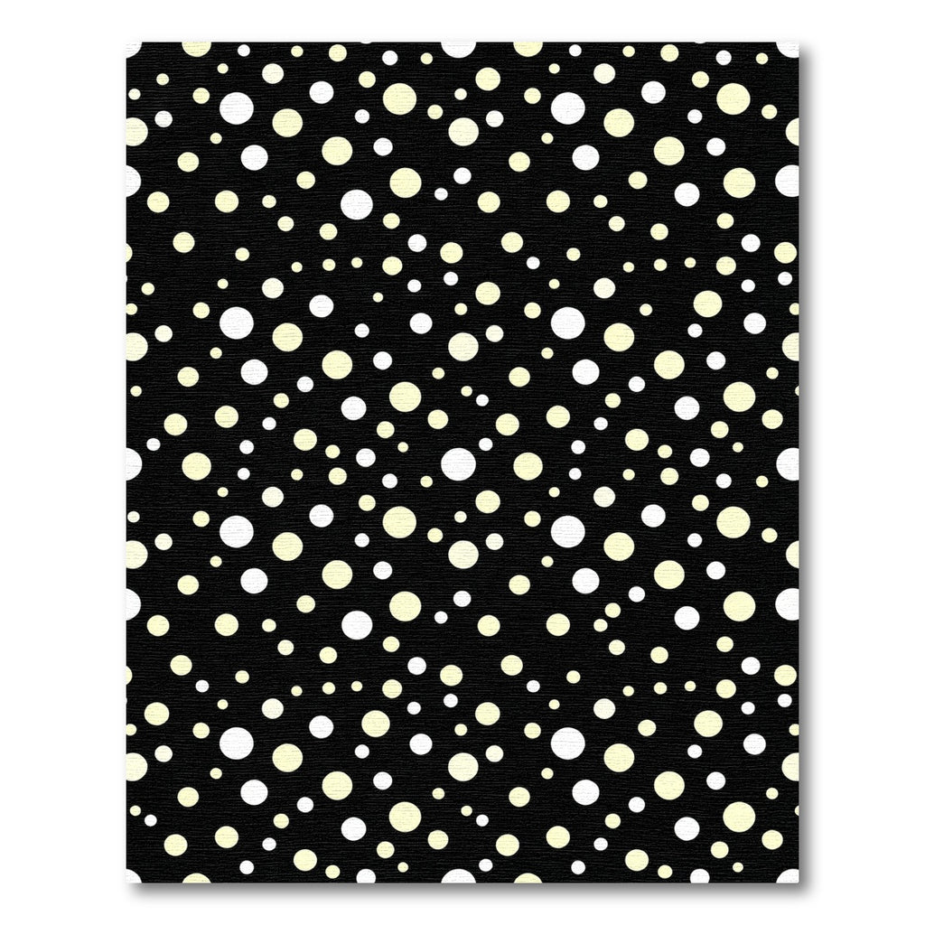 Chic Black Polka Dot Scatter Rug