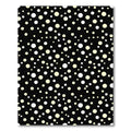 Chic Black Polka Dot Scatter Rug