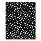 Chic Black Polka Dot Scatter Rug