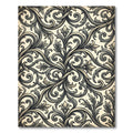 Ornate Gray Acanthus Swirl Rug