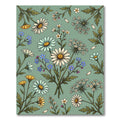 Whimsical Wildflower Bouquet Field Garden Rug