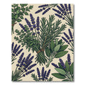 Lavender and Rosemary Botanical Garden Rug