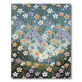 Garden Bloom Watercolor Floral Rug