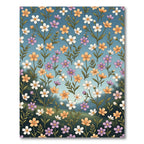 Garden Bloom Watercolor Floral Rug