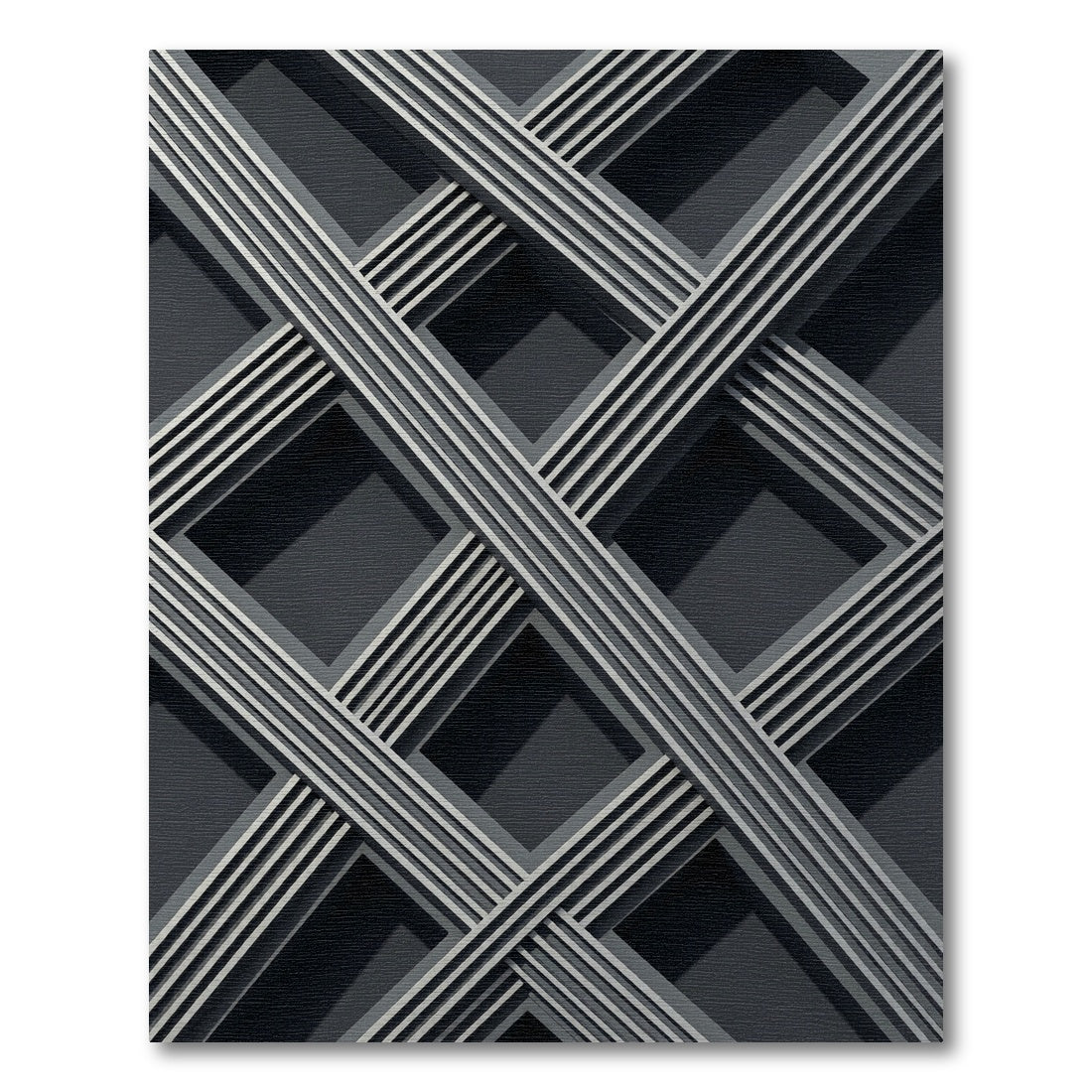 Monochromatic Gray Geometric Intersecting Linear Rug
