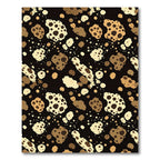 Earthy Tones Organic Blob Scatter Rug