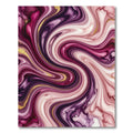 Rich Plum Agate Swirl Gold Rug