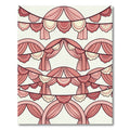 Soft Rose Draped Swag Curtain Backdrop Rug