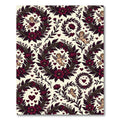 Crimson Cupid Garland Heart Rug