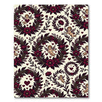 Crimson Cupid Garland Heart Rug