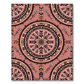 Rustic Boho Arrow Mandala Medallion Rug