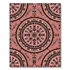 Rustic Boho Arrow Mandala Medallion Rug