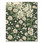Cream Rose and White Meadow Floral Rug