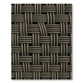 Textured Woven Neutral Geometric Rug
