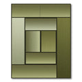 Earthy Tones Rectangular Block Rug