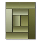 Earthy Tones Rectangular Block Rug