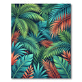 Vibrant Tropical Lush Foliage Rug