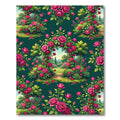 Enchanted Garden Arch with Pink Roses Rug
