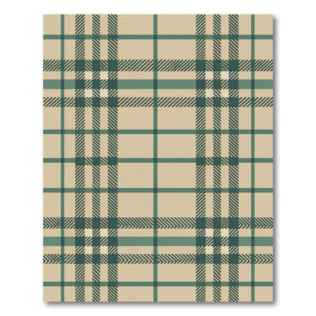 Classic Sage and Beige Tartan Check Rug