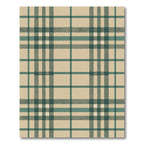 Classic Sage and Beige Tartan Check Rug